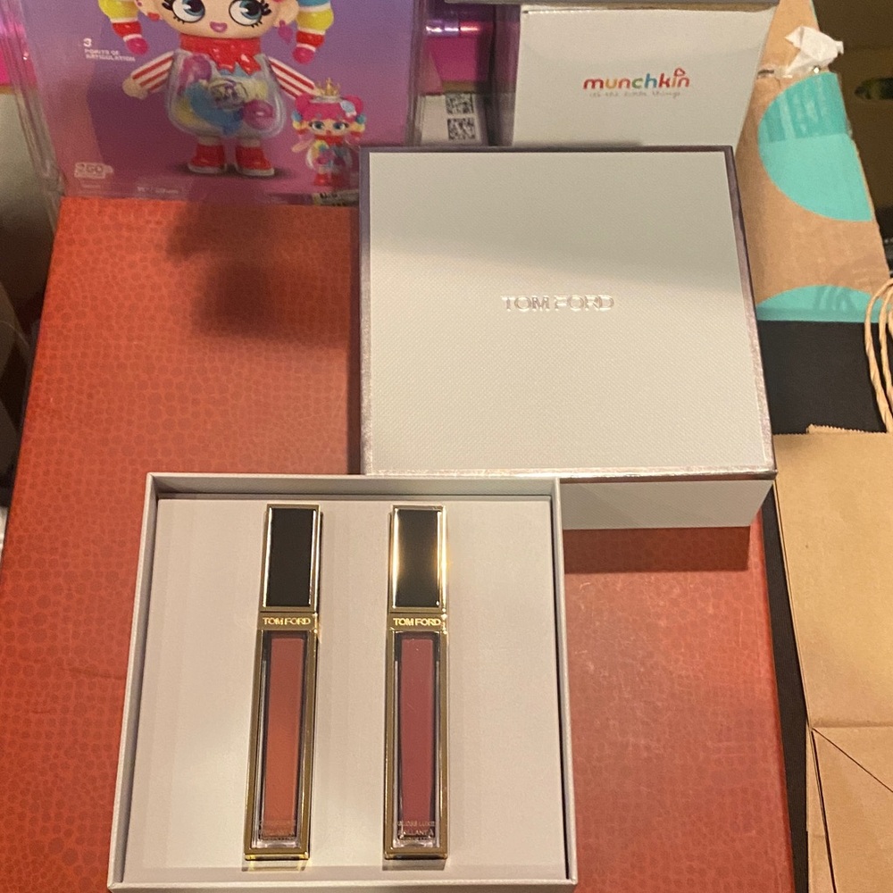 Tom Ford Lip Lacquer Duo in Rose and Nude Pink